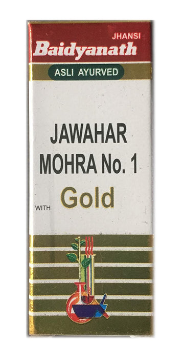 Baidyanath JawaharJawahar Mohra No-1  | Ayurvedic Supplements for Heart Health | A Powerful Blend of Natural Ingredients Extra Strength Formula