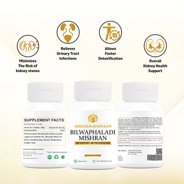 Bilwaphaladi mishran supports in IBS, ulcerative colitis, upset stomach, diarrhea and dysentery