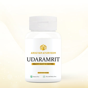 AROGYAM AYURVEDM Udaramrit Mishran helps in Digestive disorders, Acidity and IBS.